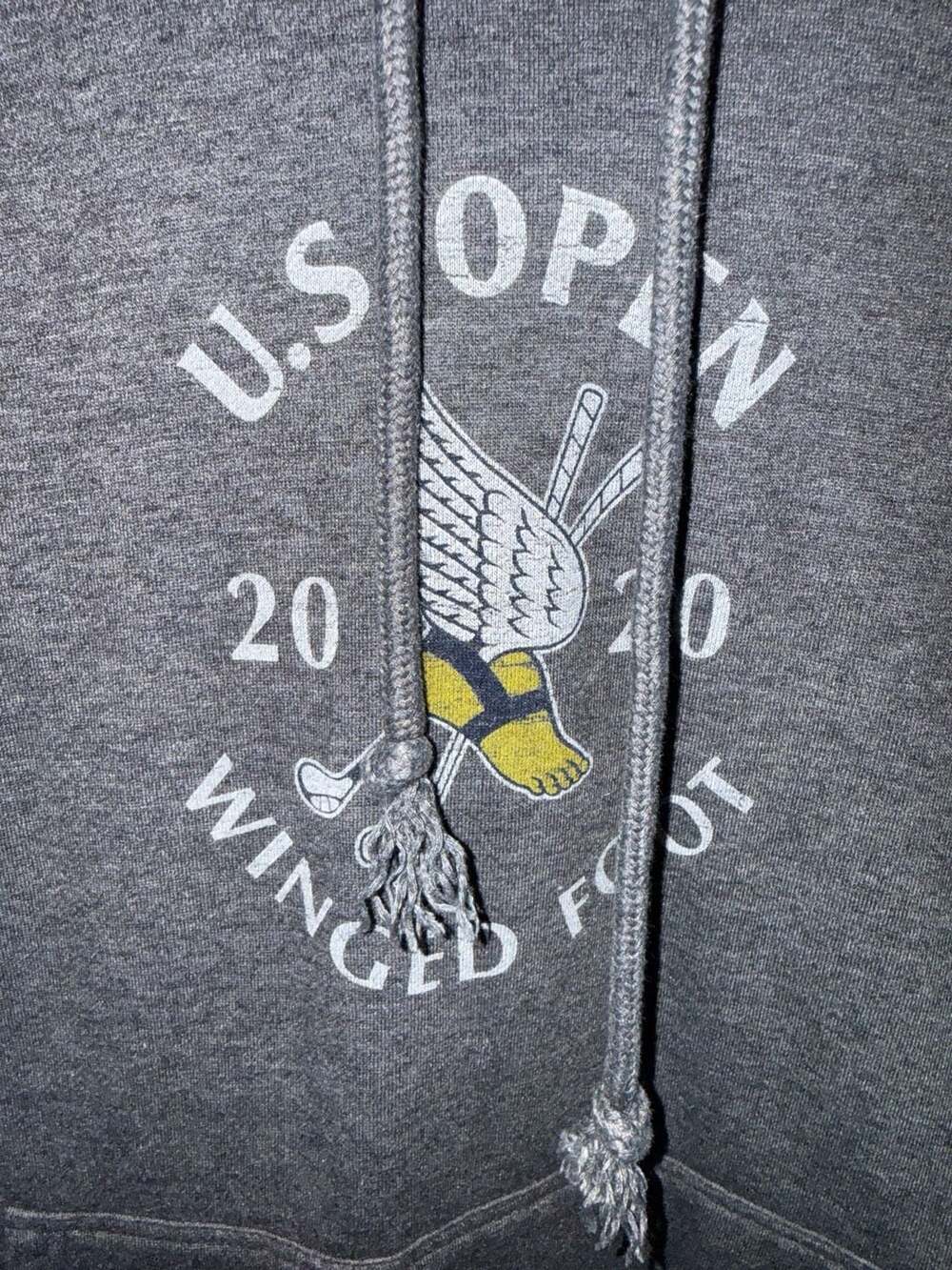 U.S. Open Gray Pullover Hoodie with Winged Foot Graphic